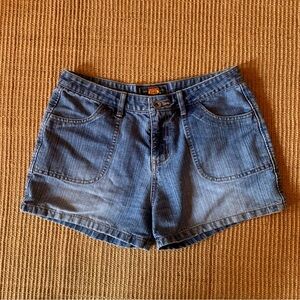 Vintage Route 66 Mid Rise Denim Jean Shorts Women’s 6